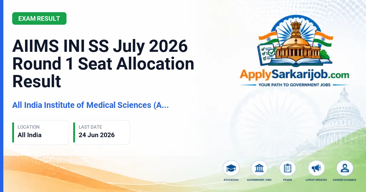 All India Institute of Medical Sciences (AIIMS) - DM/MCh/MD (Hospital Administration) Admission Official Notification Poster & Schedule