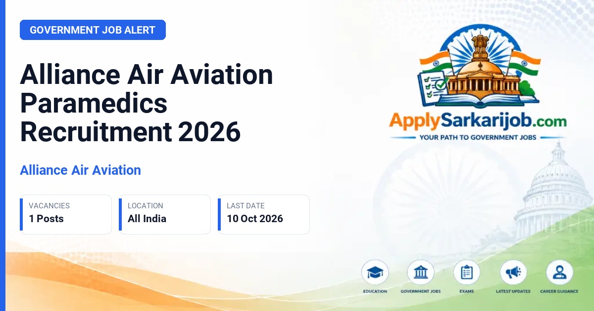 Alliance Air Aviation - Paramedics Official Notification Poster & Schedule