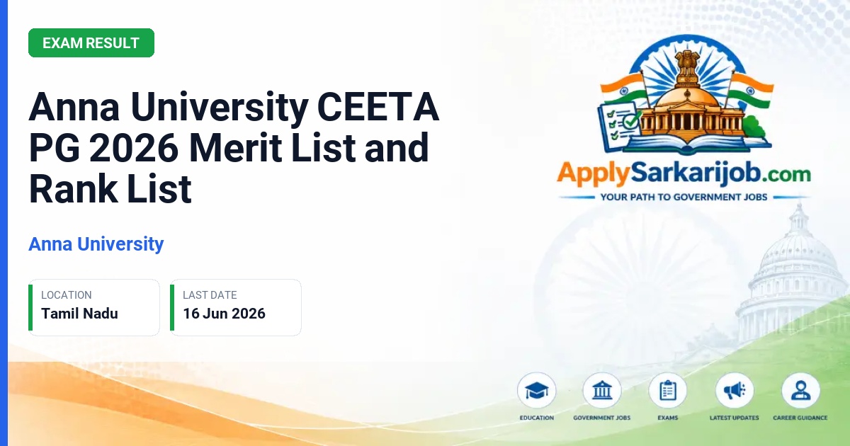 Anna University - ME/M.Tech Admission 2026 Official Notification Poster & Schedule
