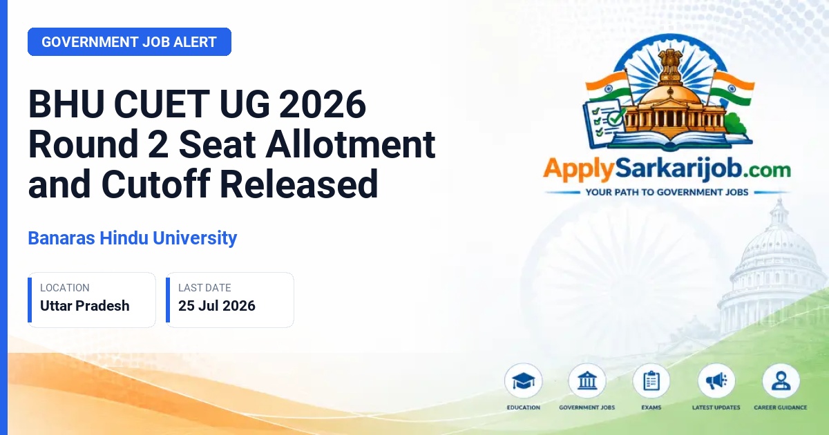 Banaras Hindu University - Undergraduate Admissions 2026 Official Notification Poster & Schedule