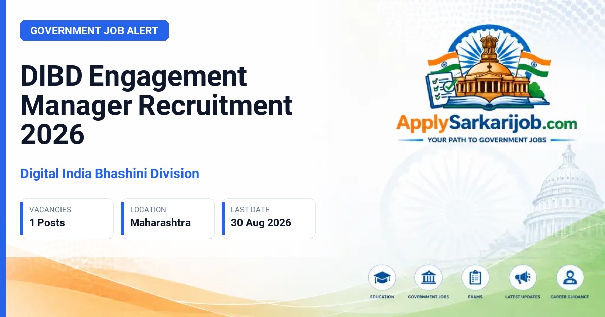 Digital India Bhashini Division - Engagement Manager Official Notification Poster & Schedule