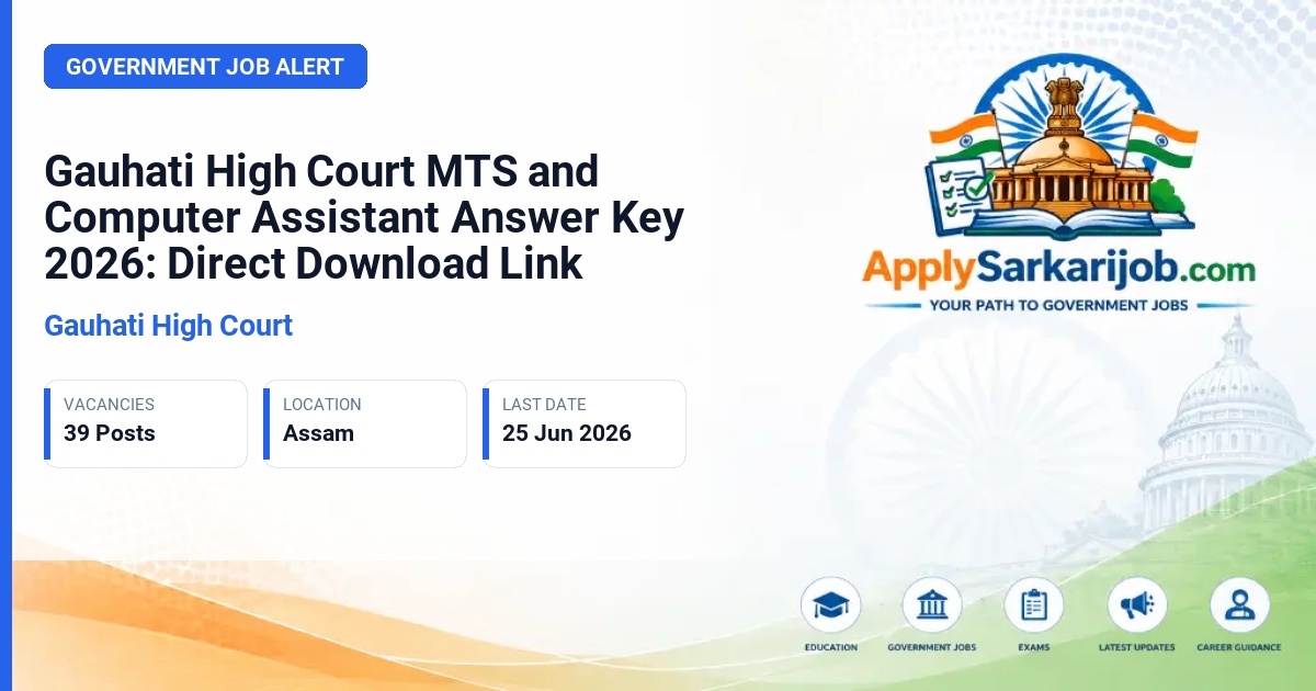 Gauhati High Court - Multi-Tasking Staff and Computer Assistant Official Notification Poster & Schedule