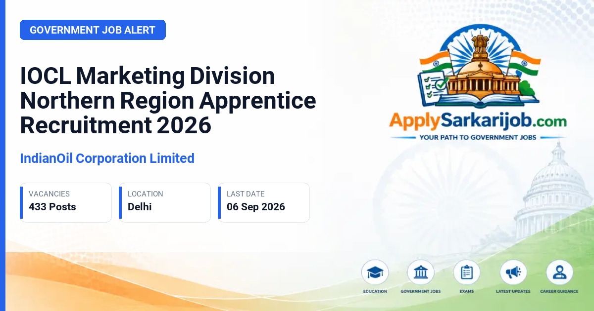 IndianOil Corporation Limited - Technician, Graduate, and Trade Apprentice Official Notification Poster & Schedule