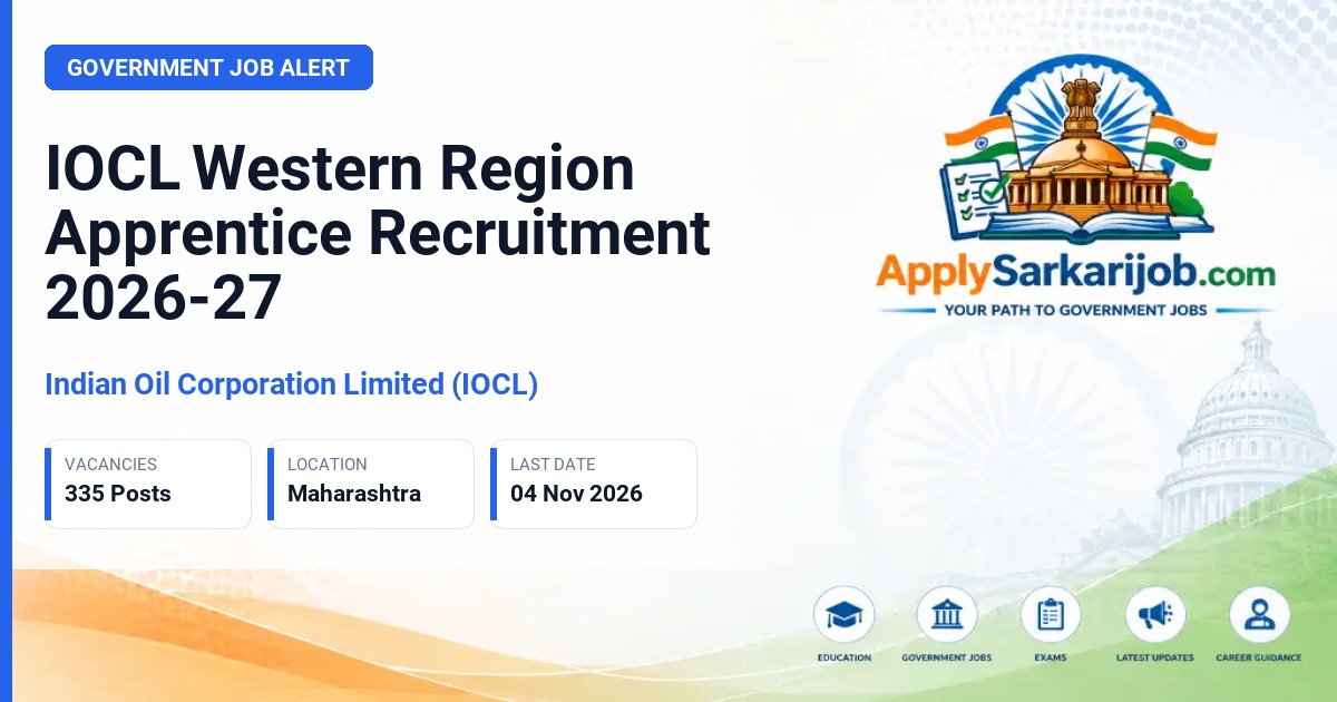Indian Oil Corporation Limited (IOCL) - Apprentice Official Notification Poster & Schedule