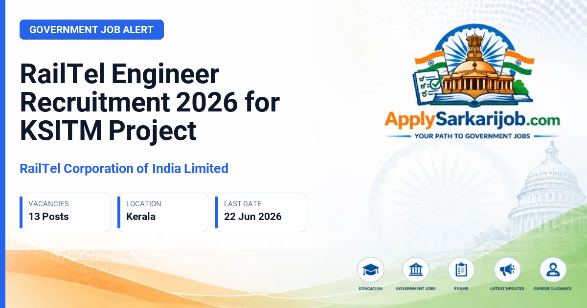 RailTel Corporation of India Limited - L-I, L-II, L-III Engineer Official Notification Poster & Schedule