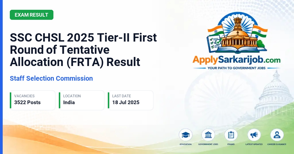 Staff Selection Commission - LDC / JSA, DEO Official Notification Poster & Schedule