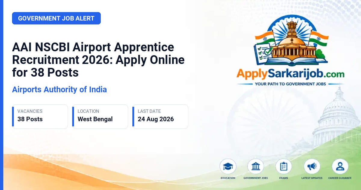 Airports Authority of India - Graduate, Diploma, and ITI Trade Apprentice Official Notification Poster & Schedule