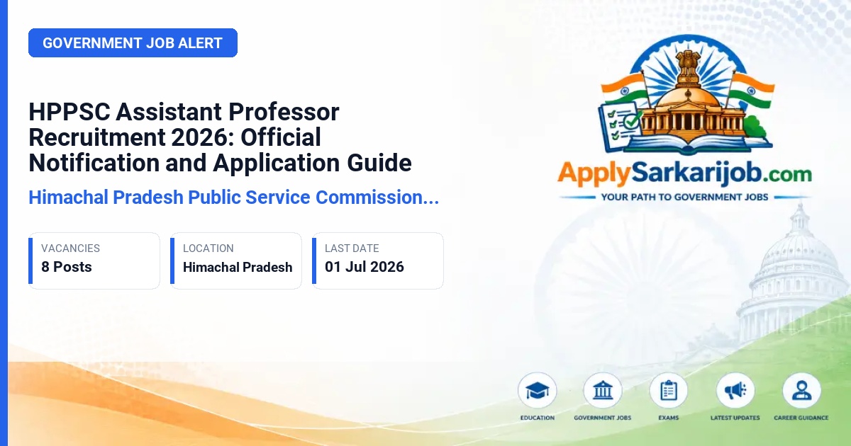 Himachal Pradesh Public Service Commission (HPPSC) - Assistant Professor (Super-Specialty) Official Notification Poster & Schedule