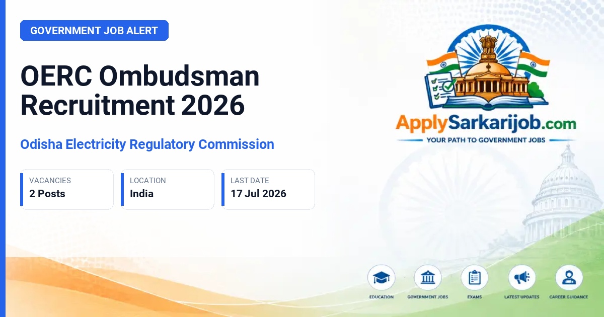 Odisha Electricity Regulatory Commission - Ombudsman Official Notification Poster & Schedule
